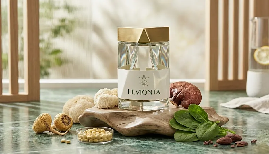 Levionta premium product bottle